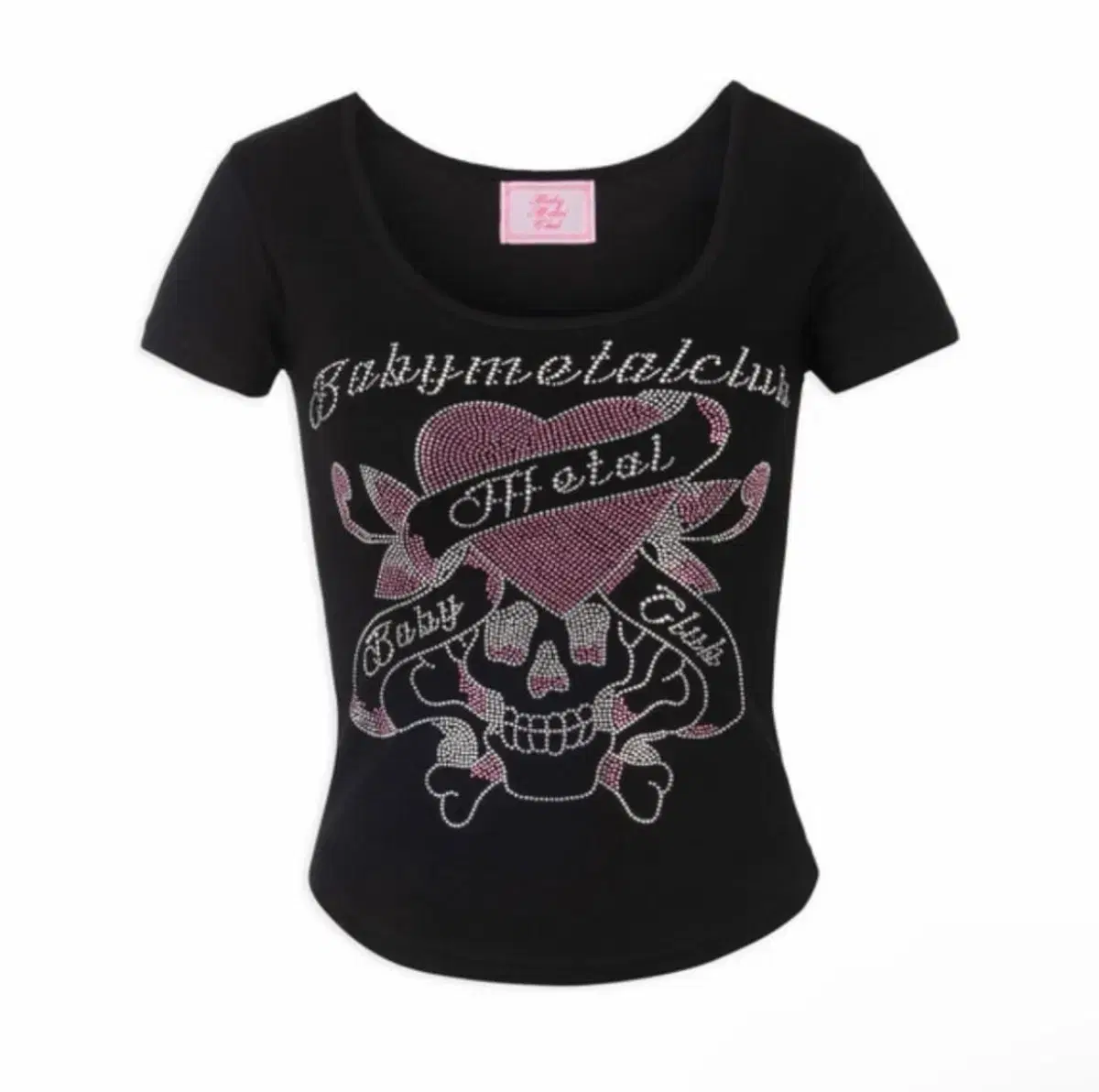 babylclub　twinkle skull　Tシャツ　Black 베이비메탈클럽 스컬티 블랙 bmc twinkle skull t | 브랜드 중고거래